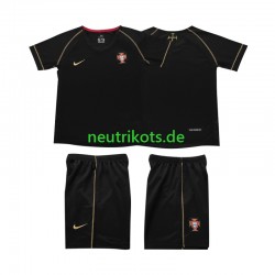 Fußballtrikot Portugal Retro Kinder Auswärts 2006 Kurzarm
