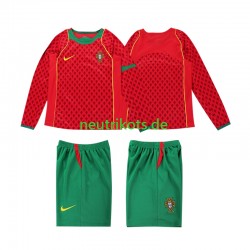 Fußballtrikot Portugal Retro Kinder Heim 2004 Langarm