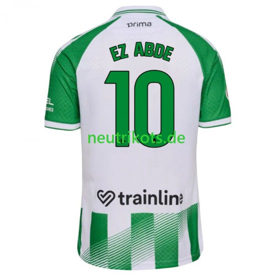 Fußballtrikot Betis Sevilla Abde Ezzalzouli 10 Herren Heim 2026-2027 Kurzarm