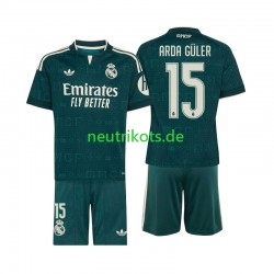 Fußballtrikot Real Madrid Arda Guler 15 Kinder Auswärts 2026-2027 Kurzarm Fußballtrikot Real Madrid Arda Guler 15 Kinder Auswärts 2026-2027 Kurzarm