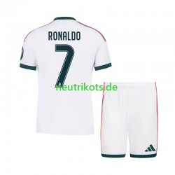 Fußballtrikot Real Madrid Cristiano Ronaldo 7 Kinder Heim 2026-2027 Kurzarm