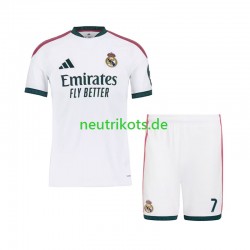 Fußballtrikot Real Madrid Cristiano Ronaldo 7 Kinder Heim 2026-2027 Kurzarm