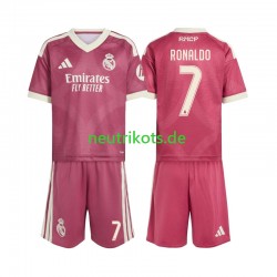 Fußballtrikot Real Madrid Cristiano Ronaldo 7 Kinder Ausweich 2026-2027 Kurzarm Fußballtrikot Real Madrid Cristiano Ronaldo 7 Kinder Ausweich 2026-2027 Kurzarm