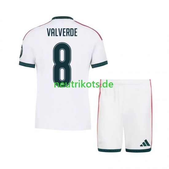 Fußballtrikot Real Madrid Federico Valverde 8 Kinder Heim 2026-2027 Kurzarm