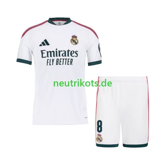Fußballtrikot Real Madrid Federico Valverde 8 Kinder Heim 2026-2027 Kurzarm