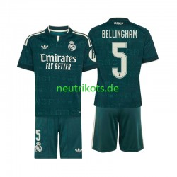 Fußballtrikot Real Madrid Jude Bellingham 5 Kinder Auswärts 2026-2027 Kurzarm