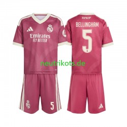 Fußballtrikot Real Madrid Jude Bellingham 5 Kinder Ausweich 2026-2027 Kurzarm