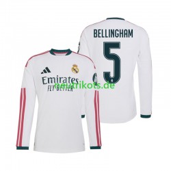 Fußballtrikot Real Madrid Jude Bellingham 5 Herren Heim 2026-2027 Langarm