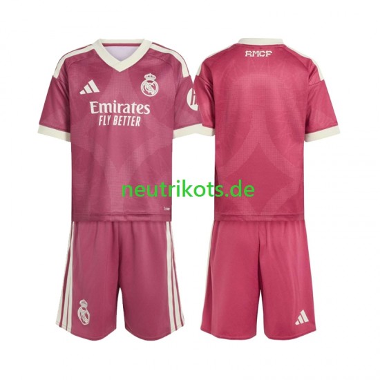 Fußballtrikot Real Madrid Kinder Ausweich 2026-2027 Kurzarm