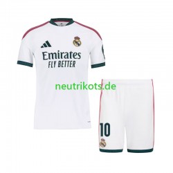 Fußballtrikot Real Madrid Mbappé Kylian 10 Kinder Heim 2026-2027 Kurzarm