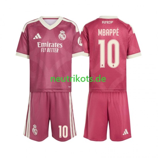 Fußballtrikot Real Madrid Mbappé Kylian 10 Kinder Ausweich 2026-2027 Kurzarm