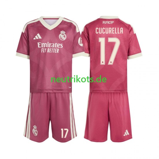 Fußballtrikot Real Madrid Marc Cucurella 17 Kinder Ausweich 2026-2027 Kurzarm