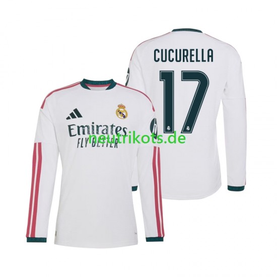 Fußballtrikot Real Madrid Marc Cucurella 17 Herren Heim 2026-2027 Langarm