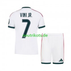 Fußballtrikot Real Madrid Vinicius Junior 7 Kinder Heim 2026-2027 Kurzarm
