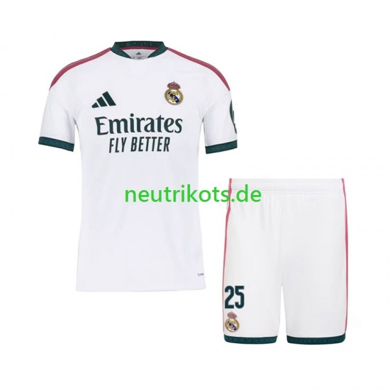 Fußballtrikot Real Madrid Yan Diomande 25 Kinder Heim 2026-2027 Kurzarm