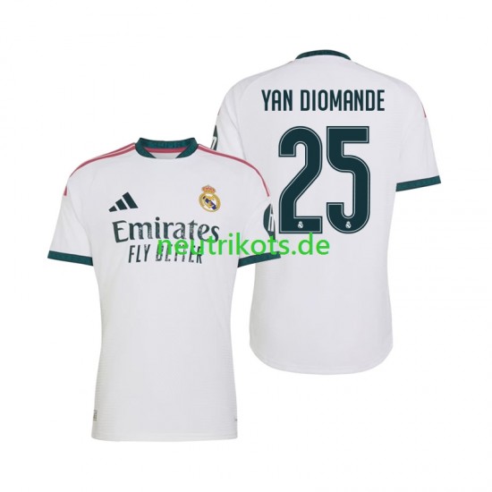Fußballtrikot Real Madrid Yan Diomande 25 Herren Heim 2026-2027 Kurzarm