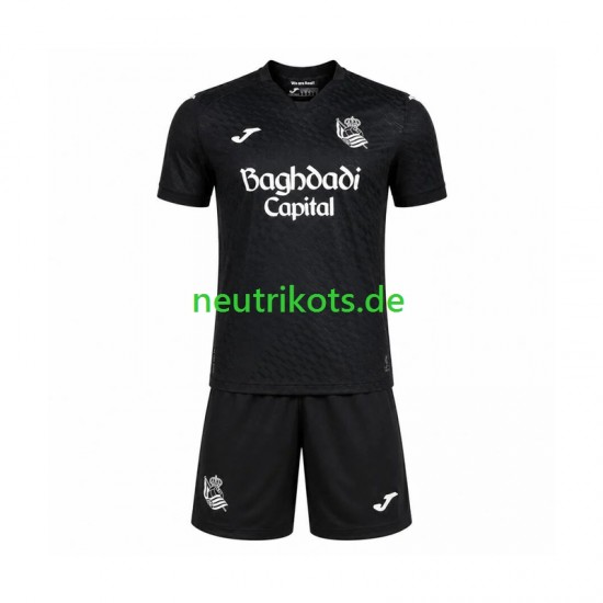 Fußballtrikot Real Sociedad Kinder Auswärts 2026-2027 Kurzarm
