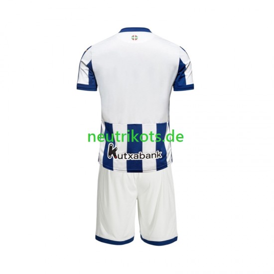 Fußballtrikot Real Sociedad Kinder Heim 2026-2027 Kurzarm