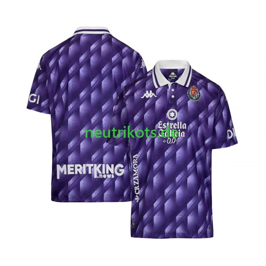 Fußballtrikot Real Valladolid Retro Herren Heim 2025-2026 Kurzarm