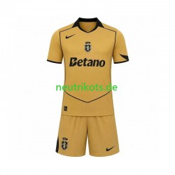 Fußballtrikot Sporting CP Kinder Auswärts 2026-2027 Kurzarm Fußballtrikot Sporting CP Kinder Auswärts 2026-2027 Kurzarm