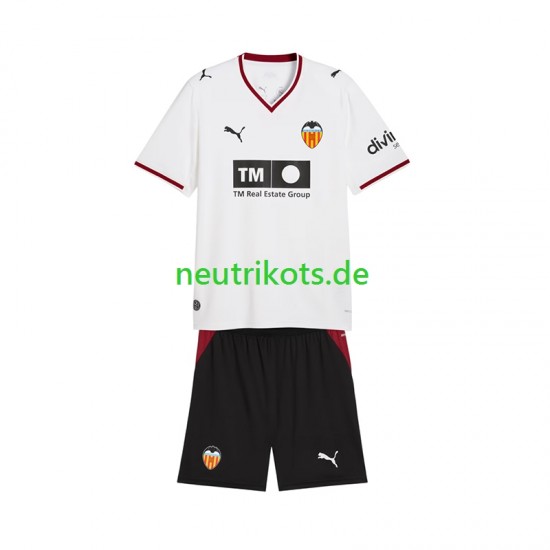 Fußballtrikot Valencia CF Kinder Heim 2026-2027 Kurzarm