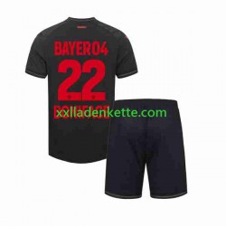 Fußballtrikot Bayer 04 Leverkusen Victor Boniface 22 Kinder Heim 2023-2024 Kurzarm