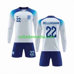 Fußballtrikot England Bellingham 22 Kinder Heim World Cup 2022 Langarm