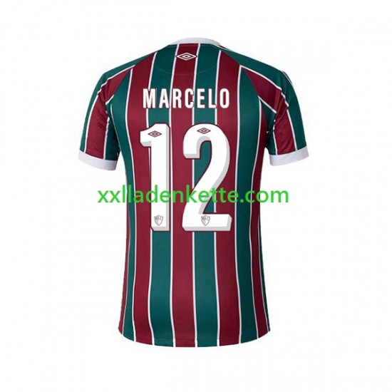 Fußballtrikot Fluminense Marcelo 12 Herren Heim 2023-2024 Kurzarm