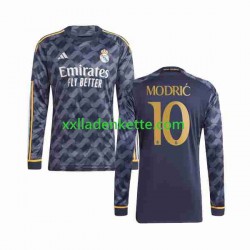 Fußballtrikot Real Madrid Modrić Luka 10 Herren Auswärts 2023-2024 Langarm