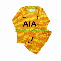 Fußballtrikot Tottenham Hotspur Hugo Orangecolor Torwart Kinder Auswärts 2023-2024 Langarm
