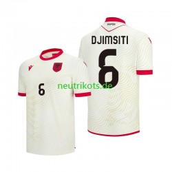 Fußballtrikot Albanien Berat Djimsiti 6 Herren Auswärts World Cup 2026 Kurzarm