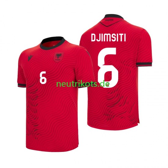 Fußballtrikot Albanien Berat Djimsiti 6 Herren Heim World Cup 2026 Kurzarm