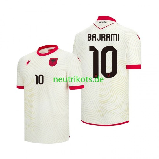 Fußballtrikot Albanien Nedim Bajrami 10 Herren Auswärts World Cup 2026 Kurzarm
