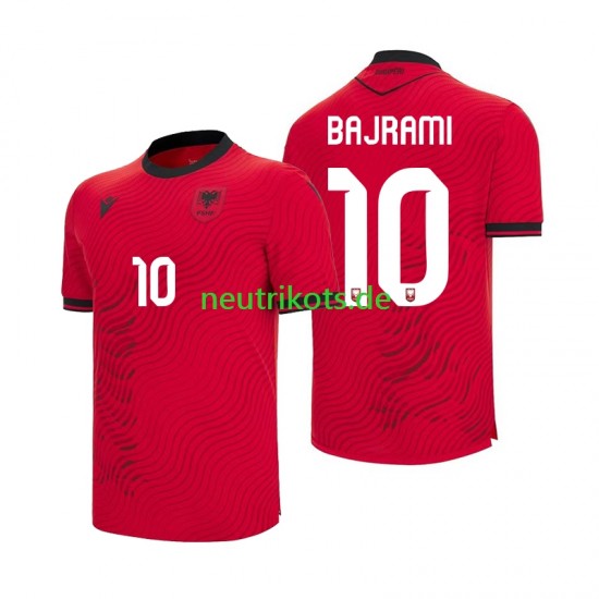 Fußballtrikot Albanien Nedim Bajrami 10 Herren Heim World Cup 2026 Kurzarm