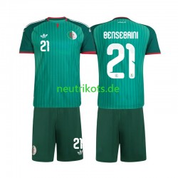 Fußballtrikot Algerien Ramy Bensebaini 21 Kinder Auswärts 2026 Kurzarm