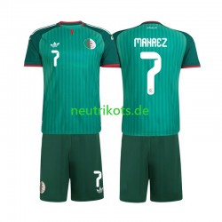 Fußballtrikot Algerien Riyad Mahrez 7 Kinder Auswärts 2026 Kurzarm