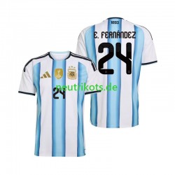 Fußballtrikot Argentinien Enzo Fernandez 24 Herren Heim World Cup 2026 Kurzarm
