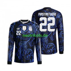 Fußballtrikot Argentinien Franco Mastantuono 22 Herren Auswärts World Cup 2026 Langarm