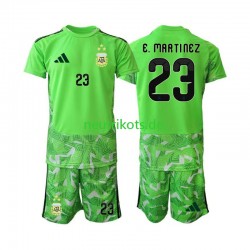 Fußballtrikot Argentinien Emiliano Martinez 23 Torwart Kinder Ausweich World Cup 2026 Kurzarm