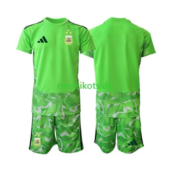 Fußballtrikot Argentinien Torwart Kinder Ausweich World Cup 2026 Kurzarm
