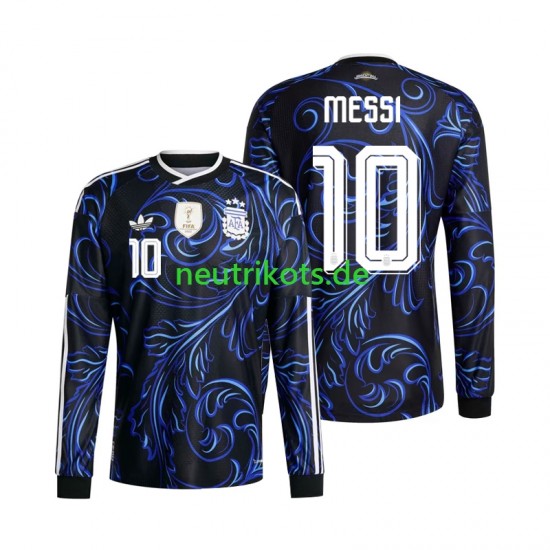 Fußballtrikot Argentinien Lionel Messi 10 Herren Auswärts World Cup 2026 Langarm