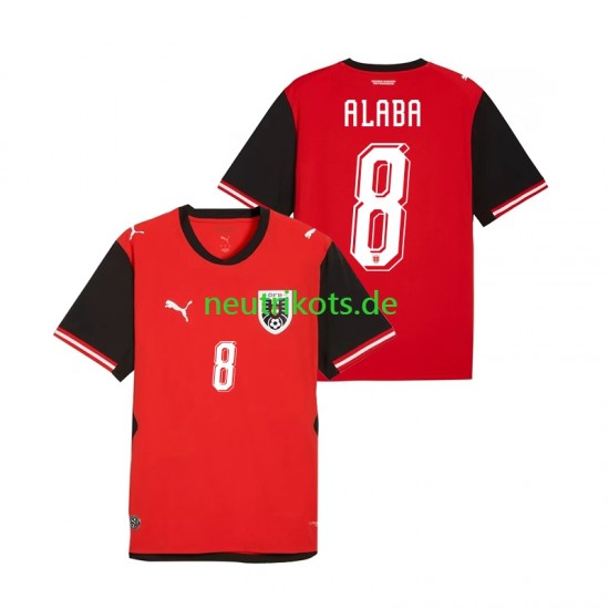 Fußballtrikot Österreich David Alaba 8 Herren Heim World Cup 2026 Kurzarm