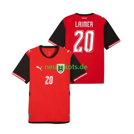 Fußballtrikot Österreich Konrad Laimer 20 Herren Heim World Cup 2026 Kurzarm