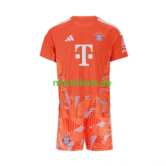Fußballtrikot FC Bayern München Torwart Kinder Auswärts 2026-2027 Kurzarm