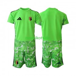 Fußballtrikot Belgien Torwart Kinder Ausweich World Cup 2026 Kurzarm