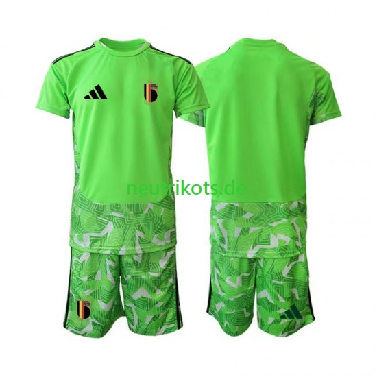 Fußballtrikot Belgien Torwart Kinder Ausweich World Cup 2026 Kurzarm