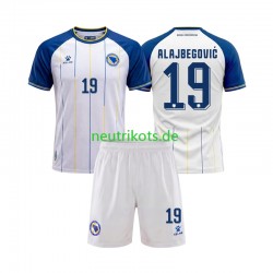Fußballtrikot Bosnien-Herzegowina Kerim Alajbegovic 19 Kinder Auswärts World Cup 2026 Kurzarm