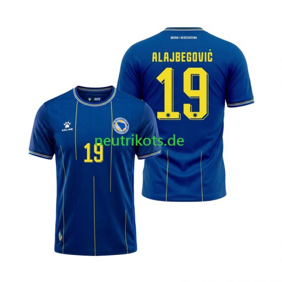 Fußballtrikot Bosnien-Herzegowina Kerim Alajbegovic 19 Herren Heim World Cup 2026 Kurzarm