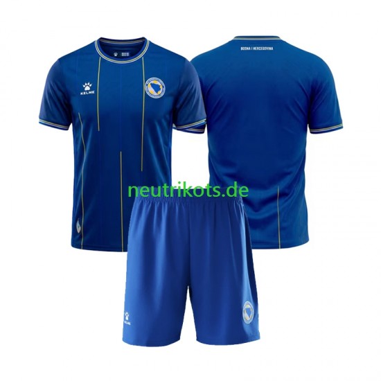 Fußballtrikot Bosnien-Herzegowina Kinder Heim World Cup 2026 Kurzarm