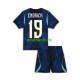 Fußballtrikot Brasilien Endrick 19 Kinder Auswärts World Cup 2026 Kurzarm
